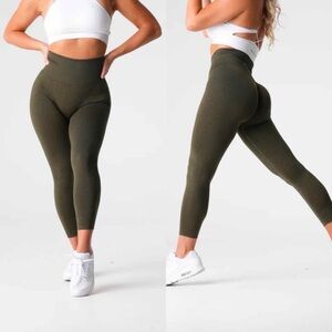 Olive High-Waisted NVGTN Leggings